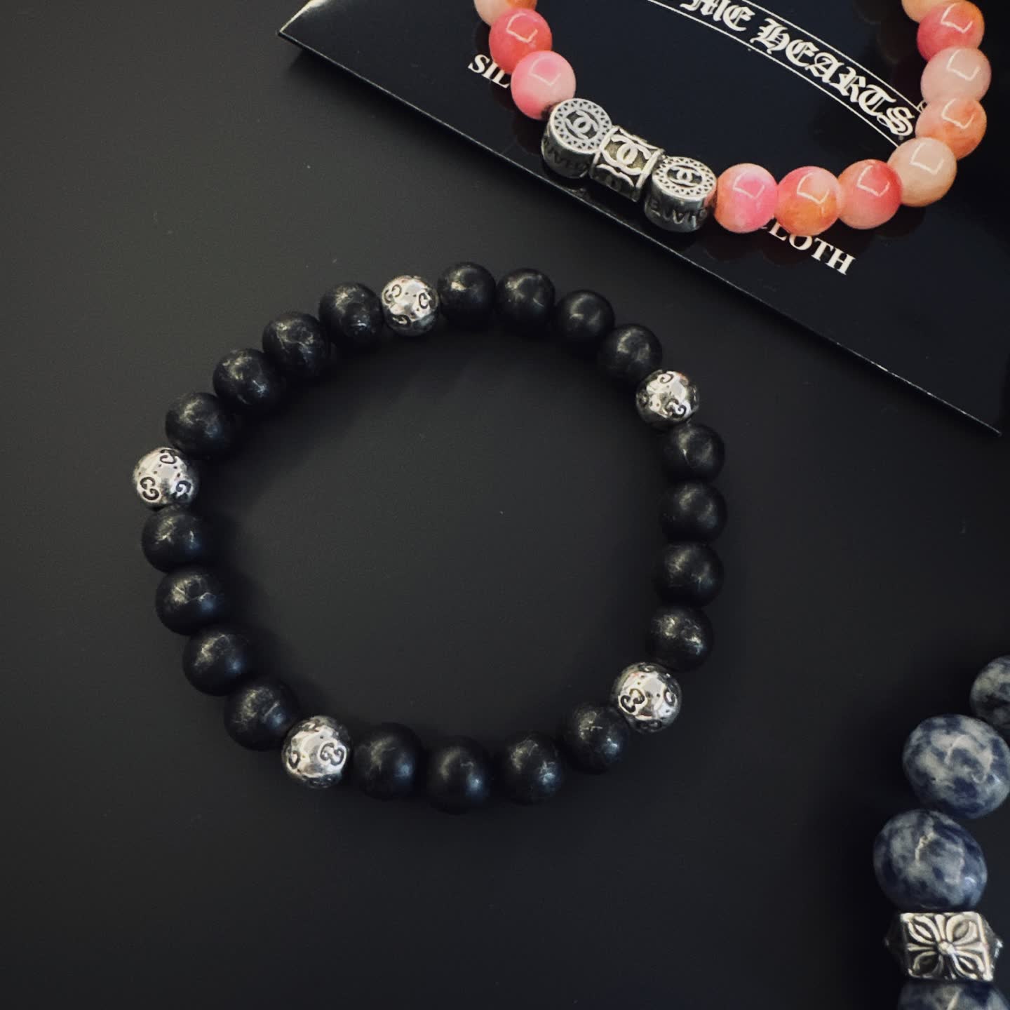Chrome Hearts Beaded Bracelet Set